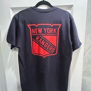 Mitchell & Ness New York Rangers Navy and Red Tee size M new with tags
